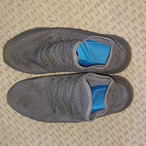 Gray Adidas shoes